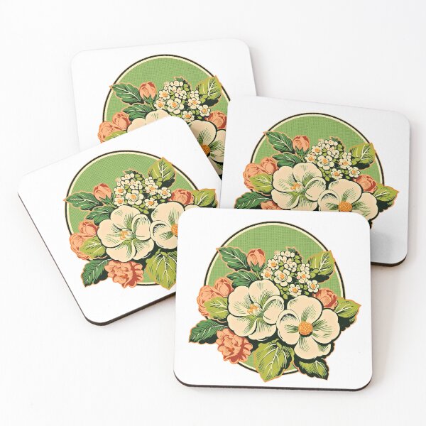 Item preview, Vintage Botanical Bouquet Oval Emblem designed and sold by bubblegoth.
