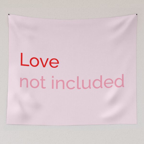 Item preview, Love Not Included – Anti-Valentine Minimalist Label designed and sold by stereonut.