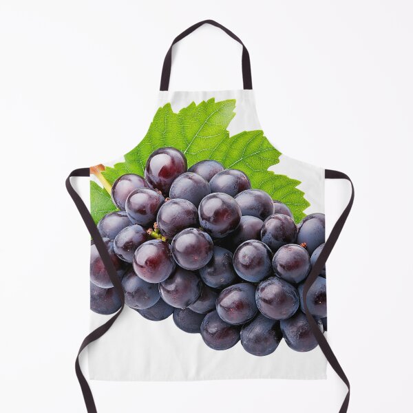 Item preview, Fresh Black Grape Cluster Isolated, Fresh Black Grape Cluster with Leaf, Fresh Black Grape Cluster Food Concept designed and sold by MamaDong.