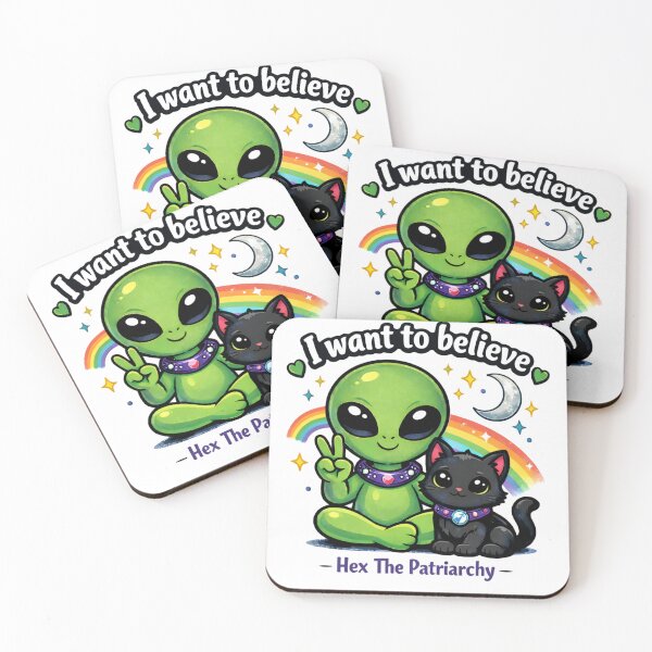 Item preview, Get your I want to believe Alien Wear Here and help hex the patriarchy  designed and sold by piximom75.