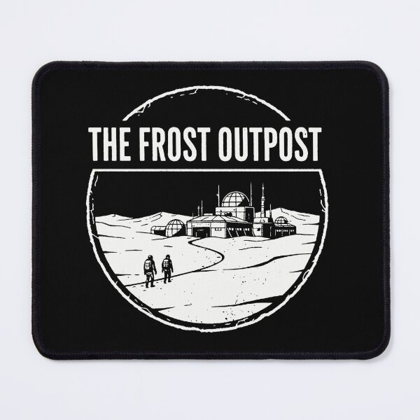 Item preview, The Frost Outpost – Minimal Sci-Fi Arctic Research Base designed and sold by Ramkumar2025.
