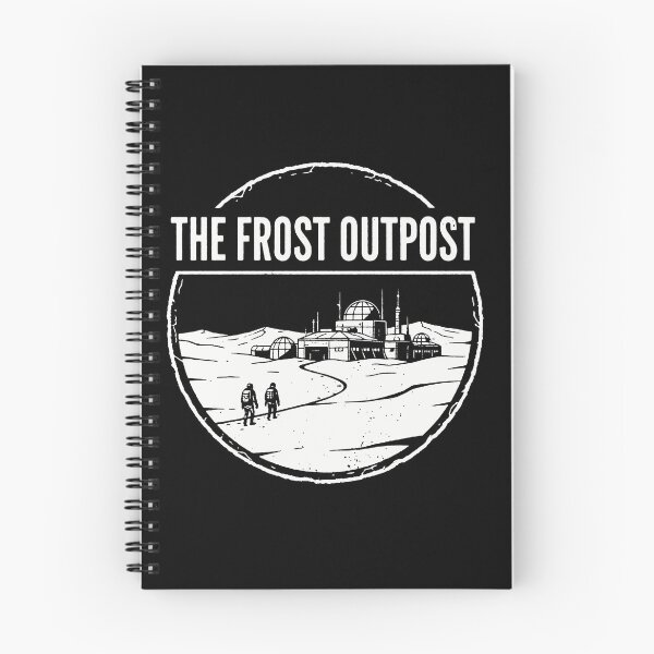 Item preview, The Frost Outpost – Minimal Sci-Fi Arctic Research Base designed and sold by Ramkumar2025.