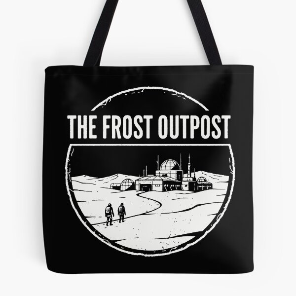 Item preview, The Frost Outpost – Minimal Sci-Fi Arctic Research Base designed and sold by Ramkumar2025.