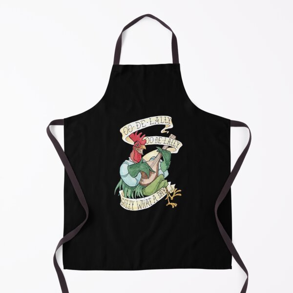 Item preview, Alan-A-Dale Rooster  OO-De-Lally Golly What A Day Tattoo Watercolor Painting Robin Hood Classic T-S designed and sold by Diamondofficial.