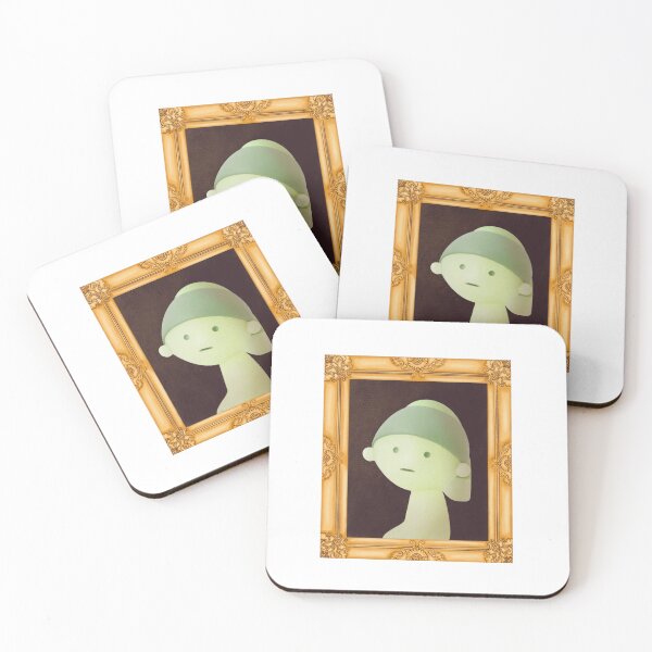 Item preview, Smiski Girl With the Pearl Earring Painting designed and sold by SirenThea.