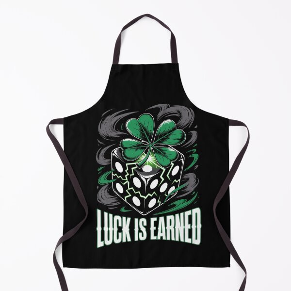 Item preview, Luck Is Earned – Vortex Shamrock Cracked Dice St. Patrick's Day designed and sold by DarylWelsh2024.