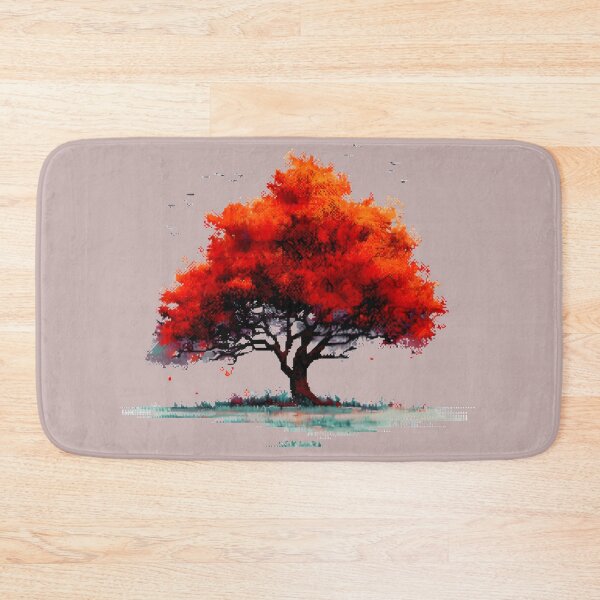 Item preview, Autumn orange maple tree designed and sold by Newrealis.