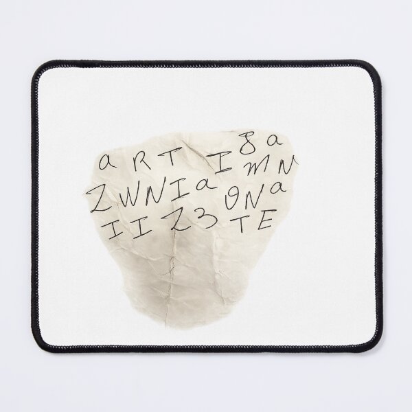 Item preview, Abstract Random Letters Minimalist Typography Art designed and sold by novyron.