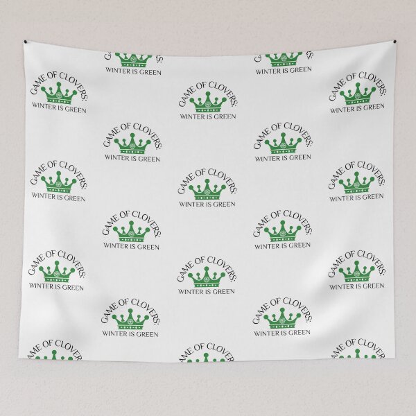 Item preview, Game of Clovers: Winter is Green St Patrick designed and sold by Sachie's Studio.