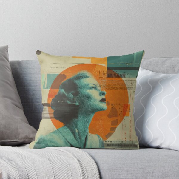 Item preview, Atomic Afterglow Retro Futurism Cyberpunk Glam Portrait designed and sold by WartonnoArt.