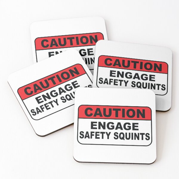 Item preview, Safety Squints l warning sign designed and sold by Markon22.