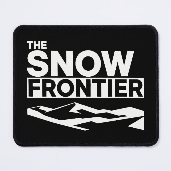 Item preview, The Snow Frontier – Minimal Mountain Adventure Graphic designed and sold by Ramkumar2025.