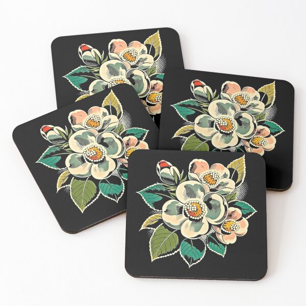 Item preview, Magnolia Tattoo Flash Bouquet designed and sold by bubblegoth.