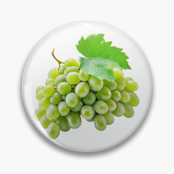 Item preview, Fresh Green Grape Cluster Isolated, Fresh Green Grape Cluster with Leaf, Fresh Green Grape Cluster Organic Fruit Concept designed and sold by MamaDong.