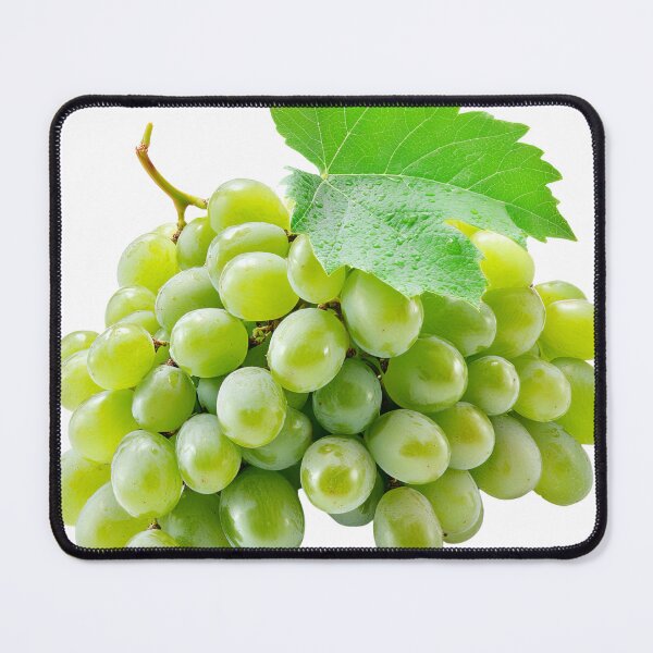 Item preview, Fresh Green Grape Cluster Isolated, Fresh Green Grape Cluster with Leaf, Fresh Green Grape Cluster Organic Fruit Concept designed and sold by MamaDong.