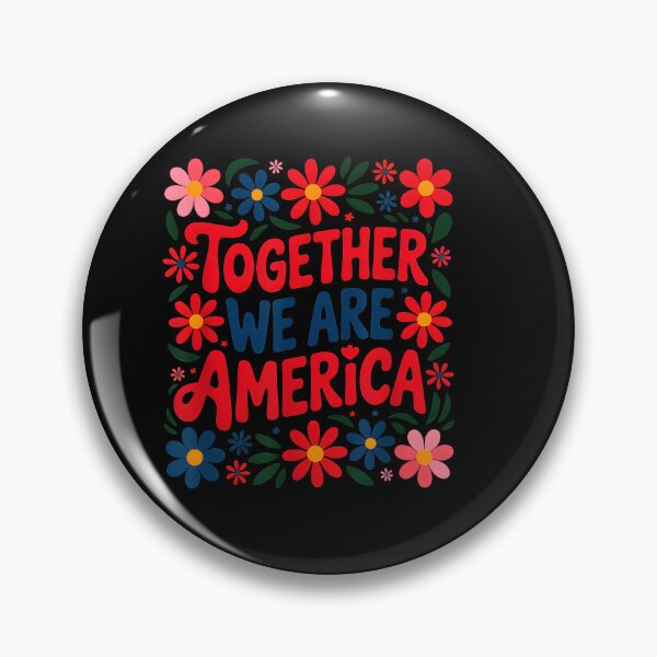 Item preview, Together We Are America Floral Design designed and sold by HUTEND.