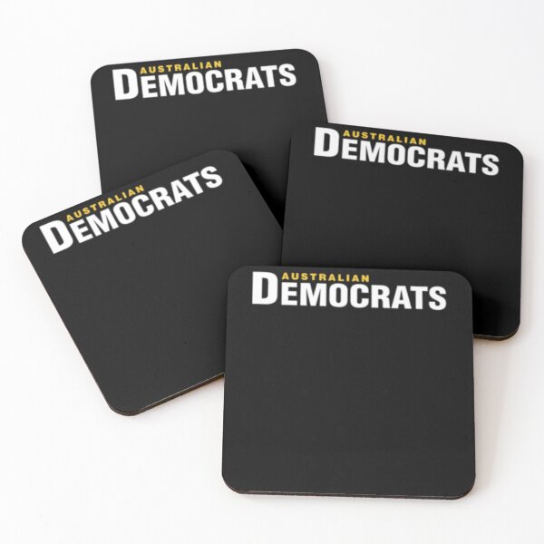 Item preview, Australian Democrats AD Logo Yellow and White Over Heart  designed and sold by Diamondofficial.