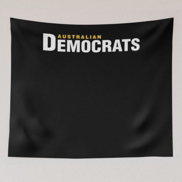 Item preview, Australian Democrats AD Logo Yellow and White Over Heart  designed and sold by Diamondofficial.