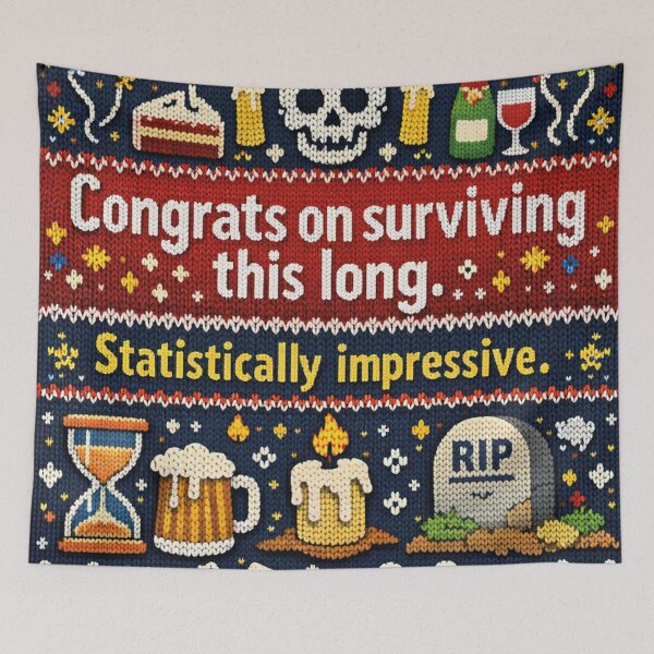 Item preview, Congrats on surviving this long birthday! designed and sold by Mauswohn.