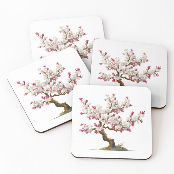 Item preview, Cherry blossom tree in pixel art style designed and sold by Newrealis.