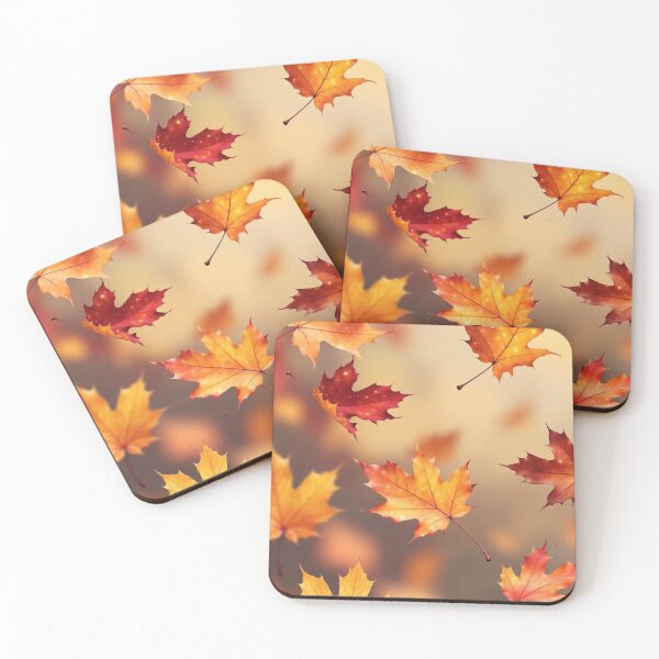 Item preview, Glowing Autumn Maple Leaves designed and sold by CoquetteLunaCo.