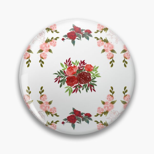 Item preview, Red Floral Pattern designed and sold by Kim_Graphic-Design.