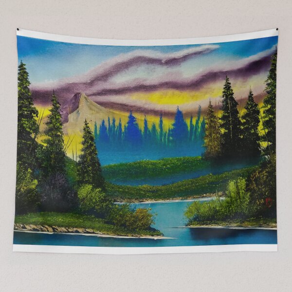 Item preview, Misty Hills designed and sold by DJsOilPainting.