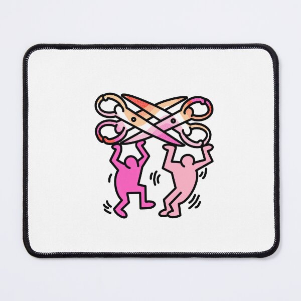 Item preview, Sapphic scissors inspired by Keith Haring designed and sold by sapphic.kvy.