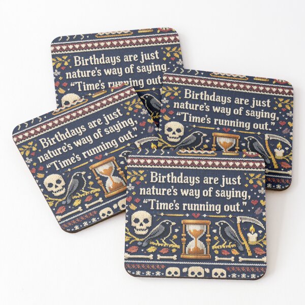 Item preview, Time's running out funny birthday saying designed and sold by Mauswohn.