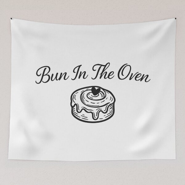 Item preview, Bun In The Oven Pregnancy Announcement,Expecting Mom designed and sold by CloudyPress.