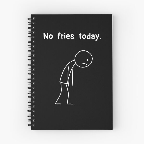 Item preview, Funny Stickman No Fries Today Stick Figure Boys Girls Kids designed and sold by rafaeltto.