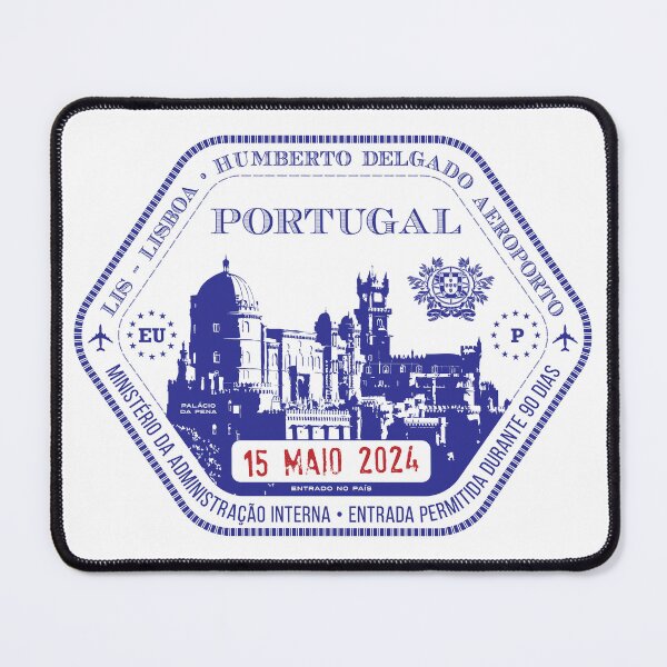 Item preview, Passport Stamp - Lisbon, Portugal designed and sold by travelwitheric.