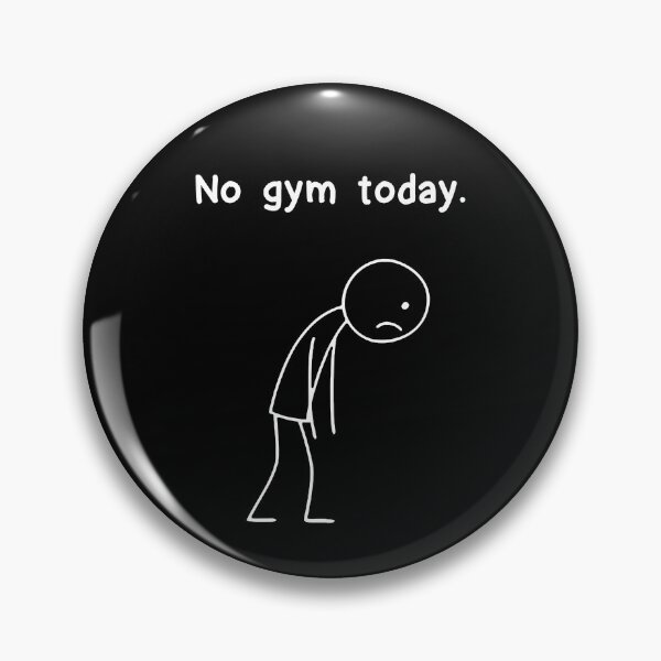 Item preview, Funny Stickman No Gym Today Stick Figure Boys Girls Kids designed and sold by rafaeltto.