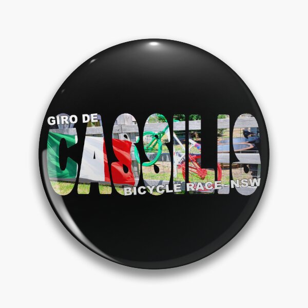 Item preview, Giro de CASSILIS Bicycle Race NSW - Country Italian Inspired Bike and Flag designed and sold by Adam Gormley.