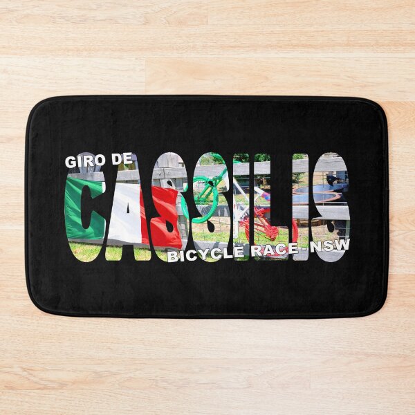 Item preview, Giro de CASSILIS Bicycle Race NSW - Country Italian Inspired Bike and Flag designed and sold by Adam Gormley.