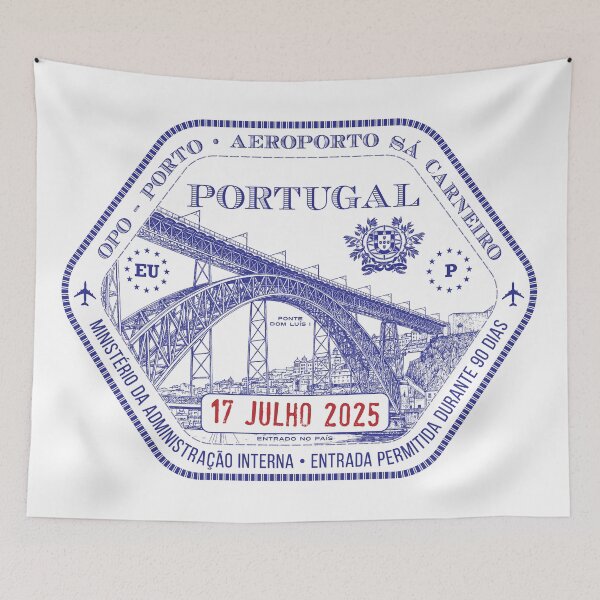 Item preview, Passport Stamp - Porto, Portugal designed and sold by travelwitheric.