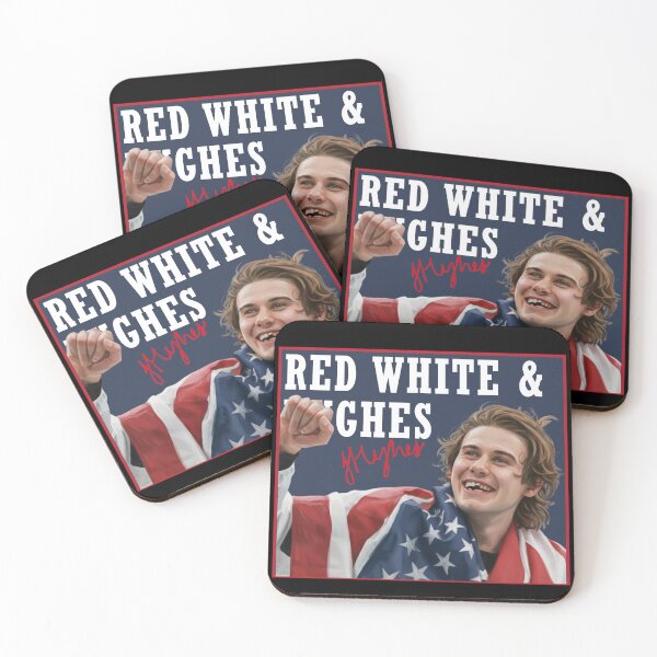 Item preview, Jack Hughes USA Hockey Golden Goal 2026 Red, White & Hughes designed and sold by ClarenceGarza.
