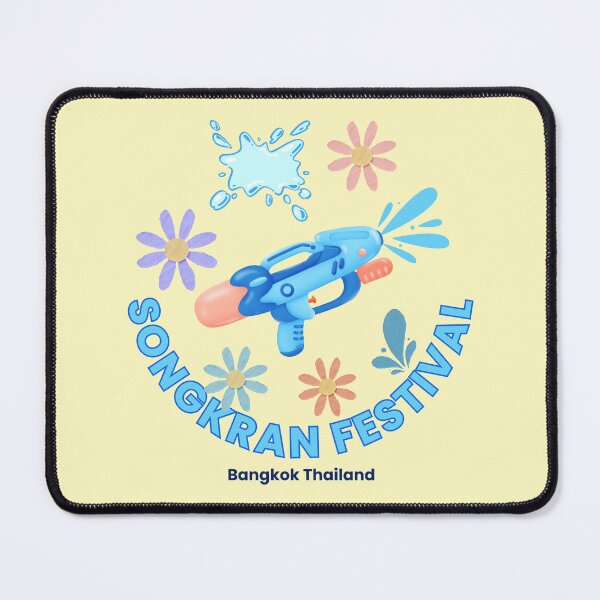 Item preview, Songkran Festival Bangkok Thailand Water Festival Cute Water Gun Splash Floral Thai New Year Design designed and sold by CHANCHANAI.