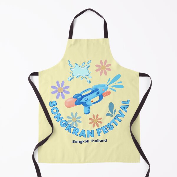 Item preview, Songkran Festival Bangkok Thailand Water Festival Cute Water Gun Splash Floral Thai New Year Design designed and sold by CHANCHANAI.