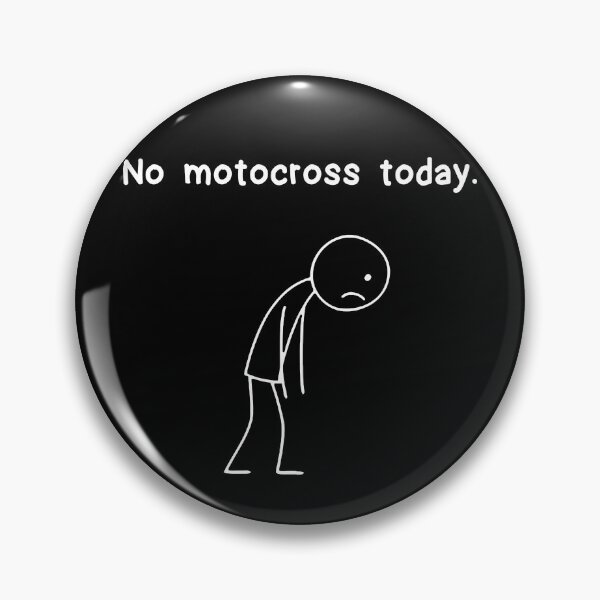 Item preview, Funny Stickman No Motocross Today Stick Figure Boys Girls Kids designed and sold by rafaeltto.