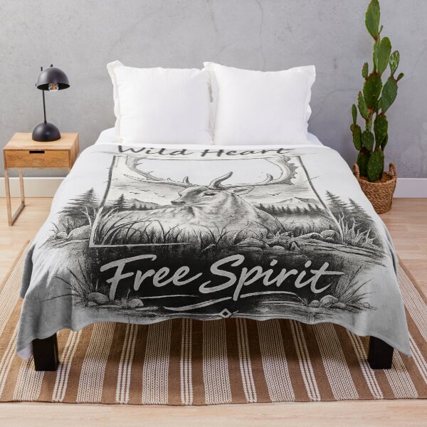 Item preview, Deer with Antlers Black and White designed and sold by kel72.