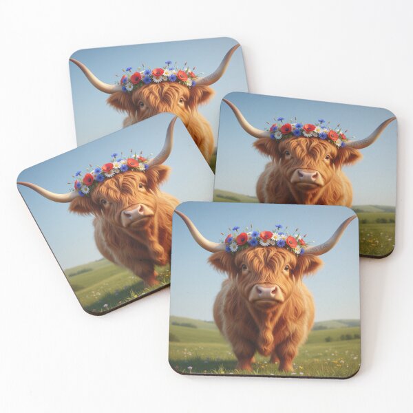 Item preview, Patriotic Highland Cow 250 Years America 2026 designed and sold by us-products.