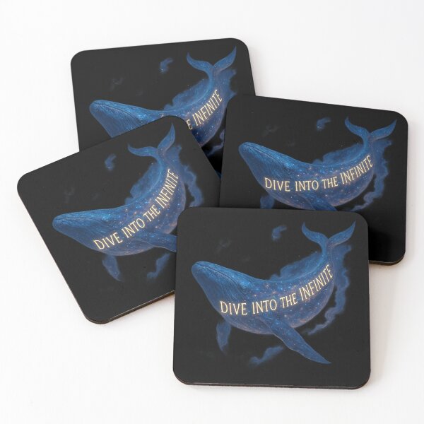 Item preview, Cosmic Whale in Deep Space - Surreal Galaxy Art with Ethereal Glow designed and sold by MKreative Studio.