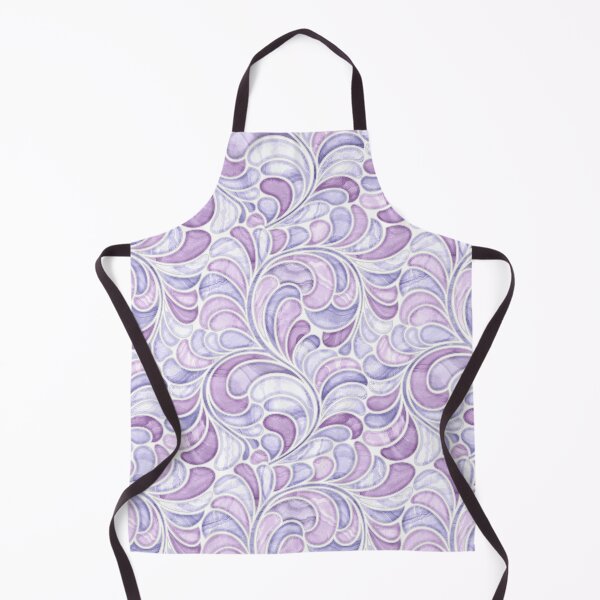 Item preview, Marble Mosaic Fern Leaves - Pastel Purples designed and sold by TigaTiga.