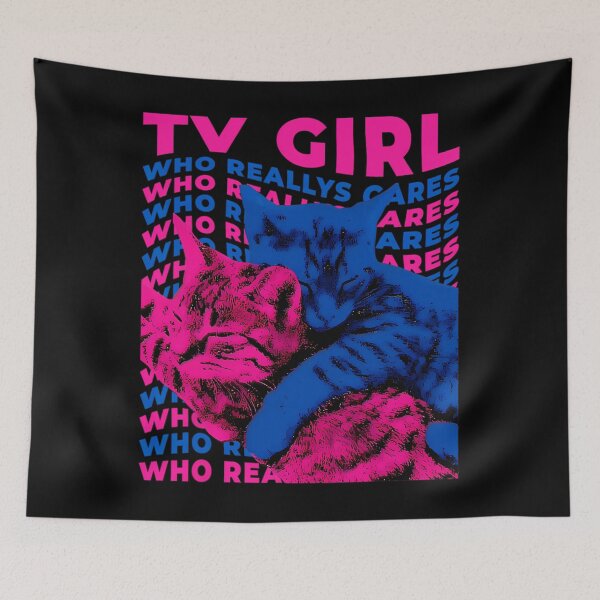 Item preview, Tv Girl Album Frenchs Exit Who Really Cares Cat For Fan Gift For Lo-Fi Music Lovers designed and sold by RamenStop.