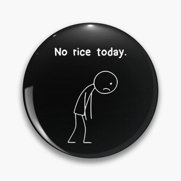 Item preview, Funny Stickman No Rice Today Stick Figure Boys Girls Kids designed and sold by rafaeltto.