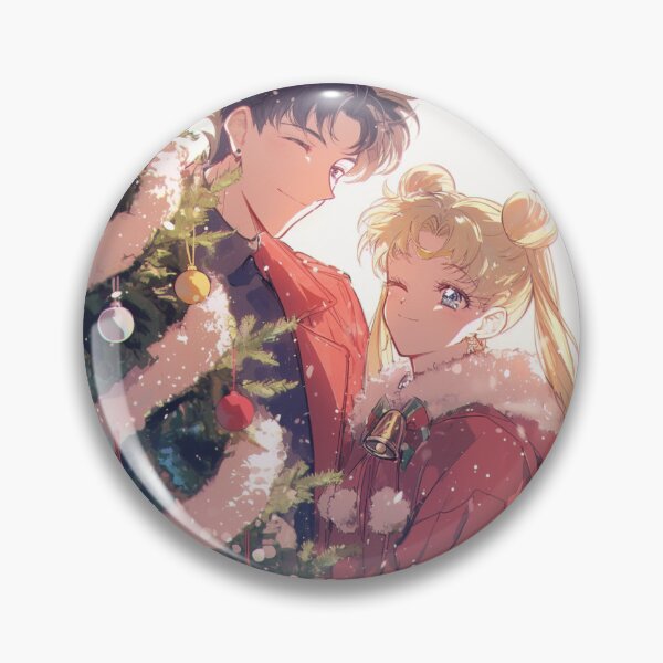 Item preview, Usagi and Seiya Christmas designed and sold by Solace Sparkles.
