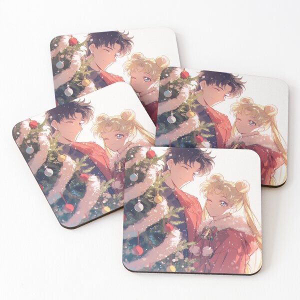 Item preview, Usagi and Seiya Christmas designed and sold by Solace Sparkles.