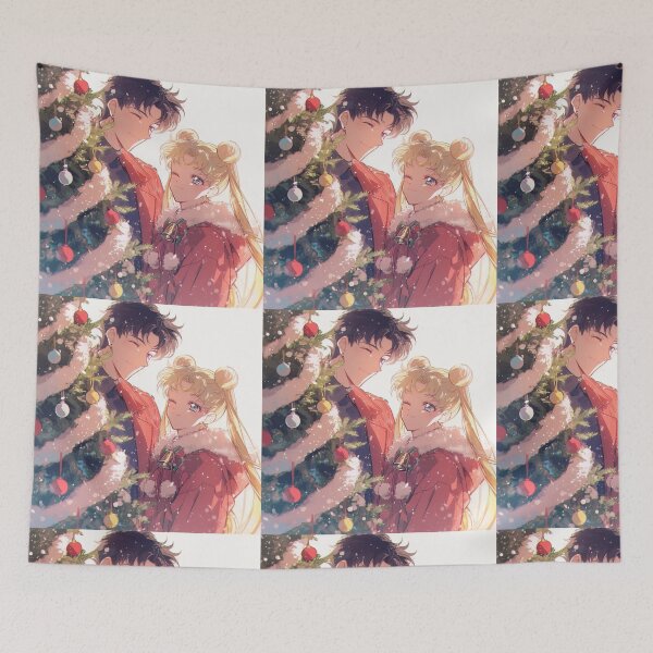 Item preview, Usagi and Seiya Christmas designed and sold by Solace Sparkles.