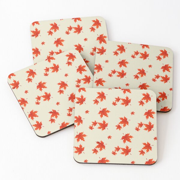 Item preview, Falling Autumn Maple Leaves Pattern designed and sold by risingrocket.